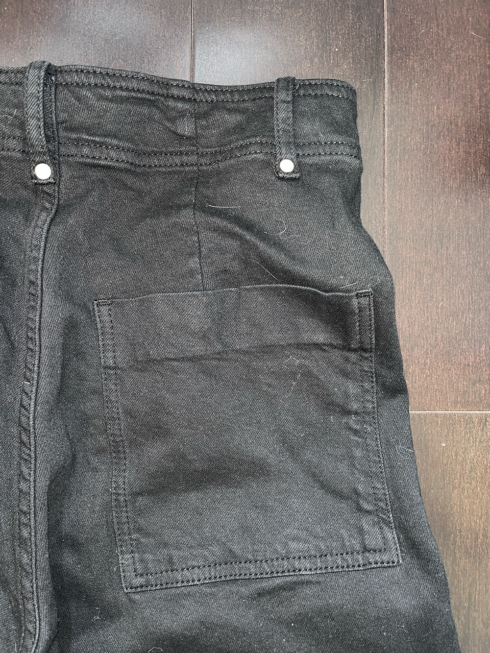Zara Black Wide Leg Flare Jeans - Picture 4 of 6